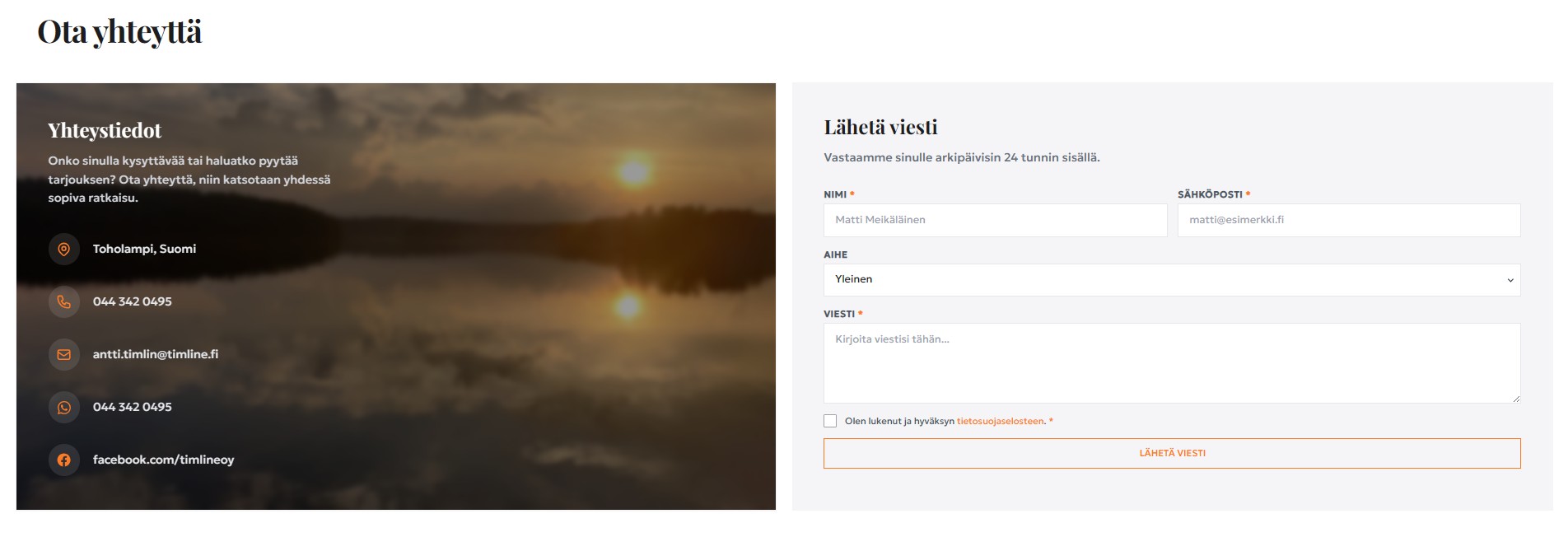 Autenttiset kuvat luonnosta